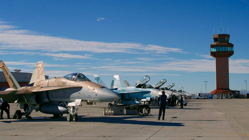 The replacements for the F-16N at NAS Fallon